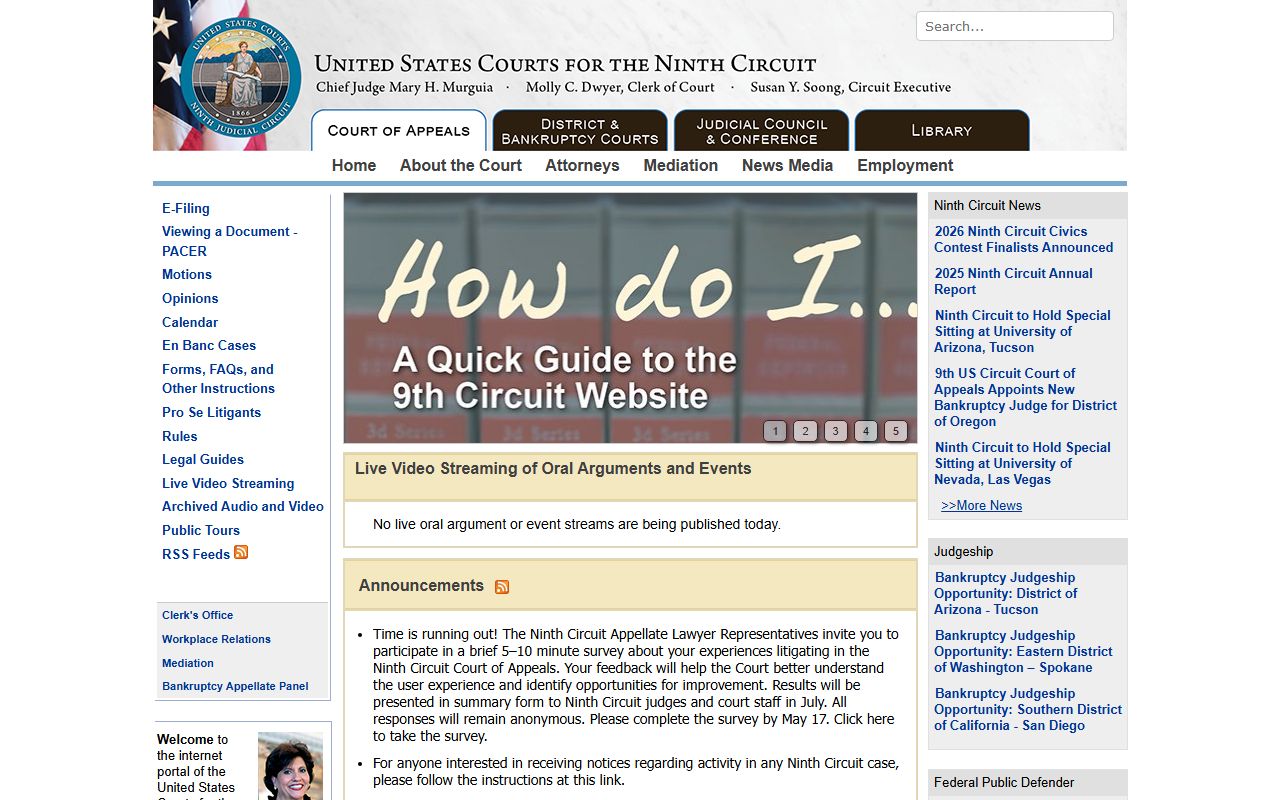 Ninth Circuit Court of Appeals related to Lane County public records